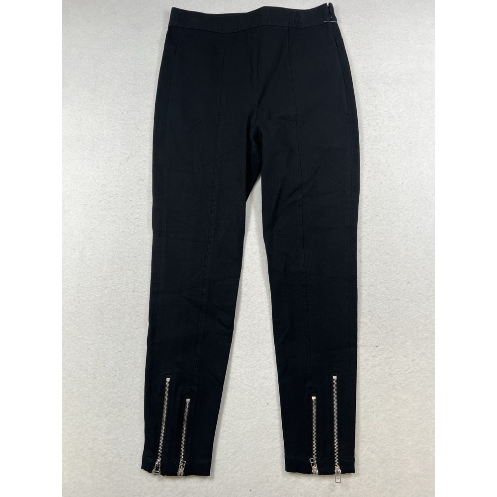 T Alexander Wang‎ Women's Size 10 Black Ankle Zip High Waisted Skinny Leg Pants